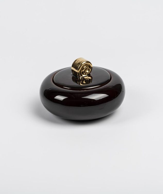 Açucareiro Paris com Pegador Dourado cod 159262