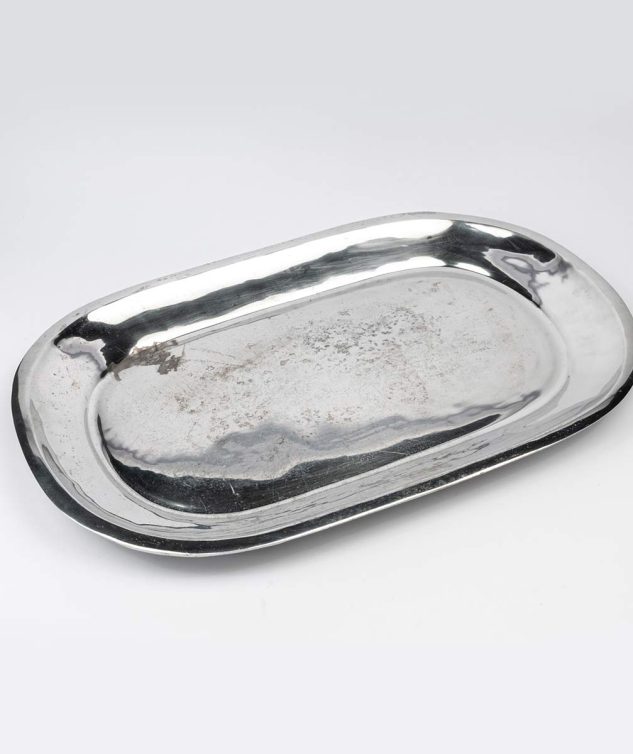 Bandeja Oval de Aluminio Gigante cod 005375 79cm x53cm x5cm