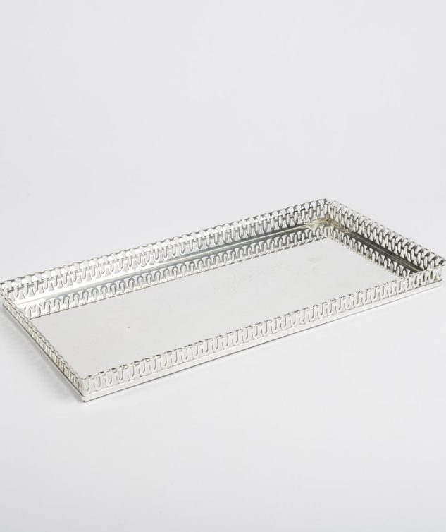 Bandeja Retangular com Grade M cod 158869 40cm x 20cm x 2cm