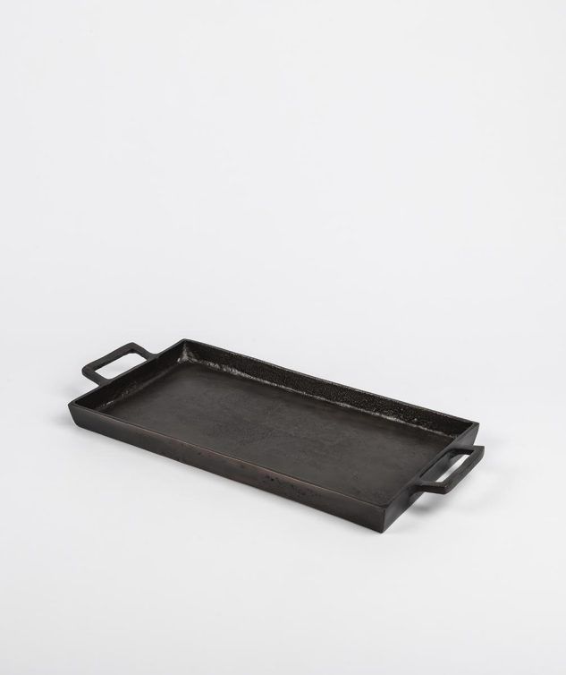 Bandeja Retangular de Metal Industrial M cod 001967 42cm x22cm x3cm