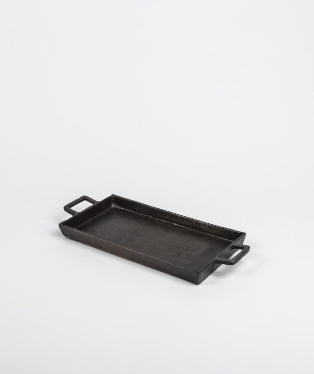 Bandeja Retangular de Metal Industrial P cod 001916 34cm x18cm x3cm