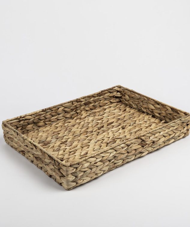 Bandeja Retangular de Taboa G cod 006108 56cm x 36cm x 8cm
