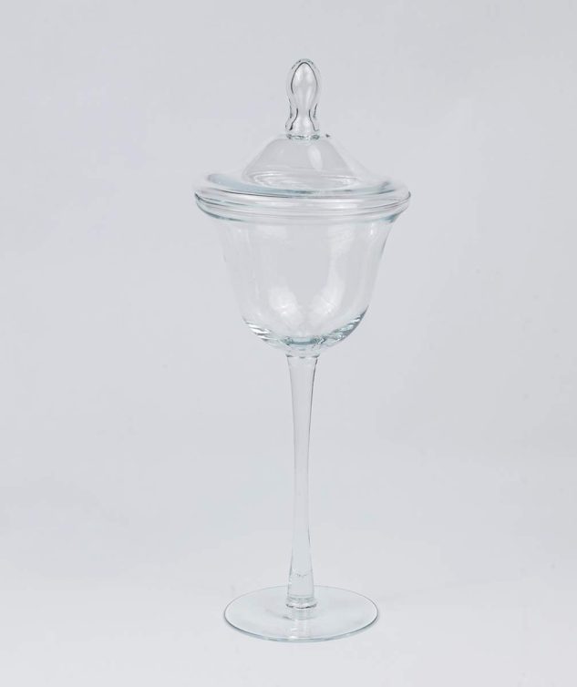 Bomboniere Taça Pé Alto cod 007259 18cm x48cm