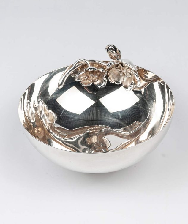 Bowl Flor de Prata 23cm para Conjunto Articulado cod 008033 23cm