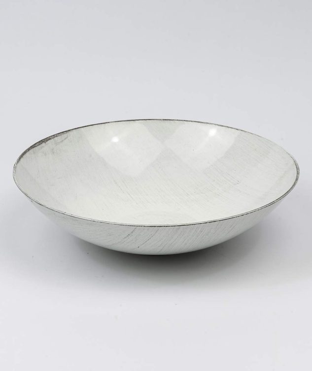 Bowl Melamina Branca Patinado G cod 007707 35cm x10cm