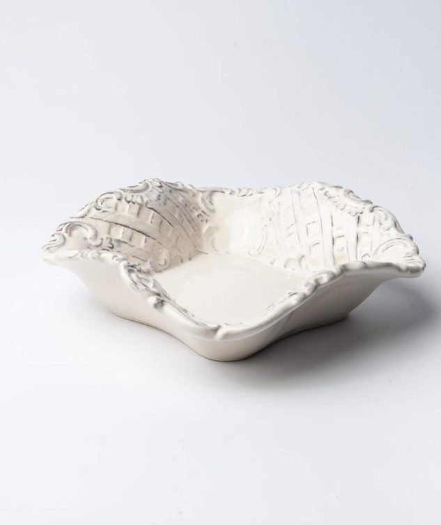 Bowl Quadrado de Porcelana Provence cod 005664 23cm x 23cmx 7cm
