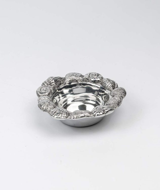 Bowl de Aluminio com Borda de Concha cod 005370 20cm x5,5cm