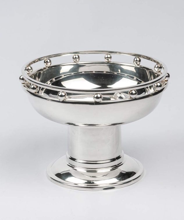 Bowl de Bolinha com Pé G cod 004588 26cm x20cm
