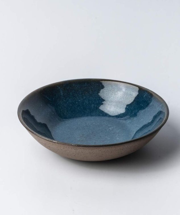 Bowl de Cerâmica Tete c Fundo Esmalte Azul cod 159614 17,5cm