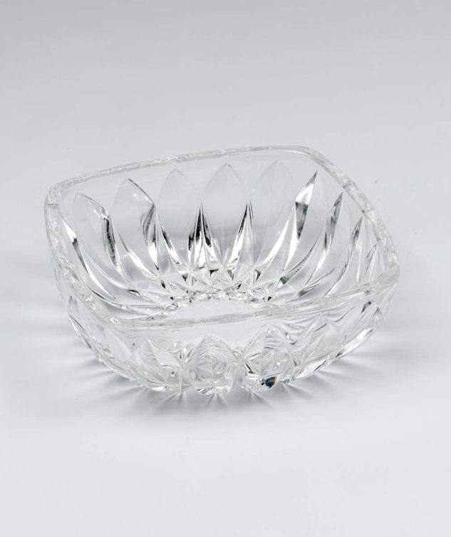 Bowl de Cristal Quadrado cod 005412 15cm x15cm x6cm