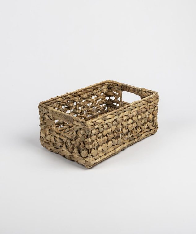 Caixa de Fibra Natural P cod 007724 33cm x 22cm x 14cm