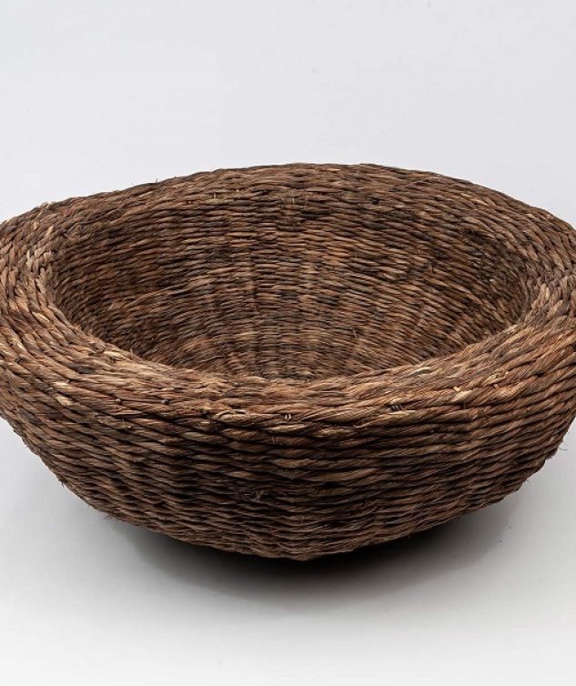 Cesto Fundo Folha de Bananeira GG cod 004317 65cm x24cm