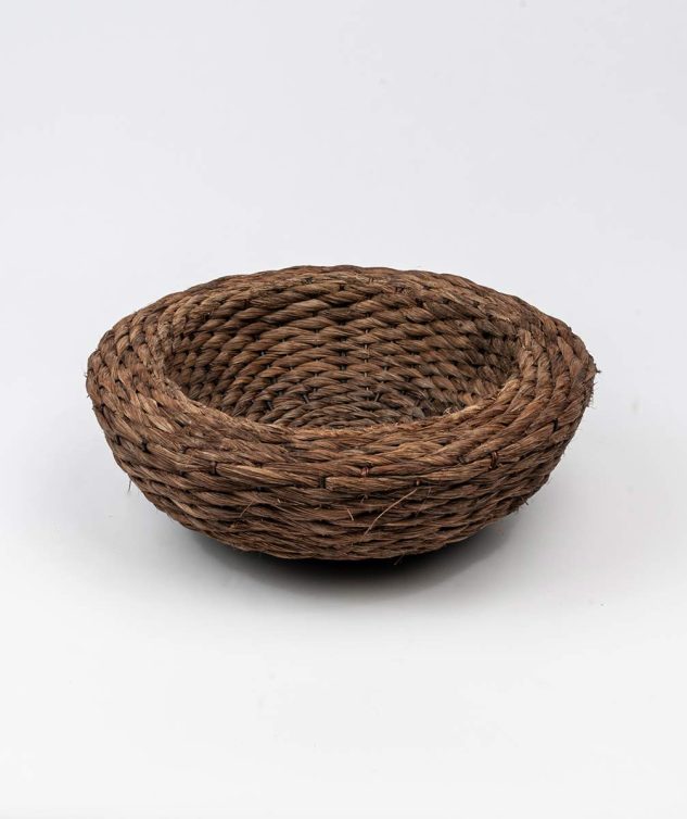 Cesto Redondo Folha de Bananeira G cod 005478 43cm x14cm