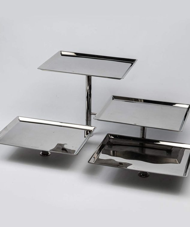 Conjunto Articulado 4 Bandejas - cod 008029 - pratos 35cm x 26cm