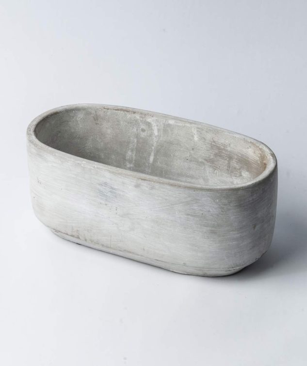 Floreira de Cerâmica Patinada cod 158977 26cm x 13cm x 11cm