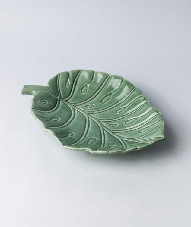 Folha Verde Com Talo Aurora P cod 004255 32cm x23cm x5cm