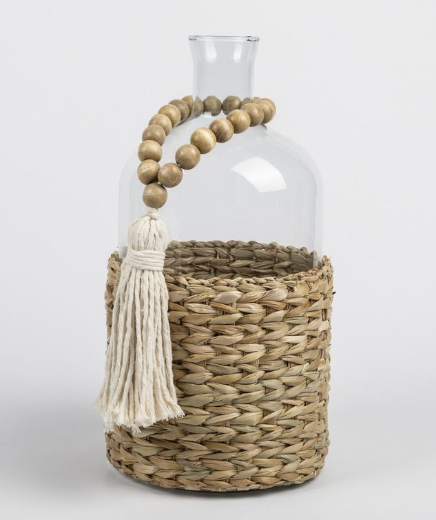Garrafão com Cinta de Taboa e Colar cod 007823 10L