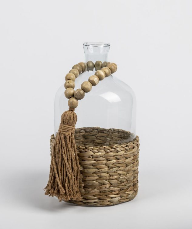 Garrafão com Cinta de Taboa e Colar cod 007827 6L