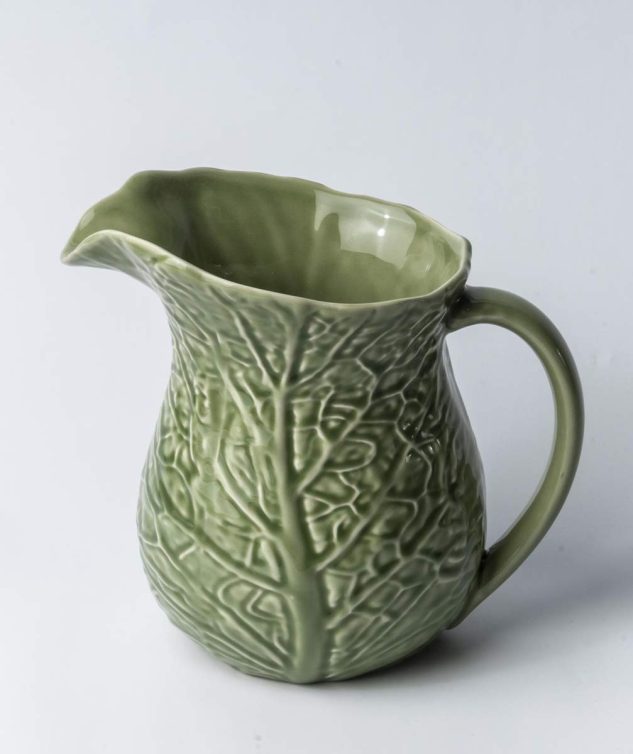 Jarra de Porcelana Folha de Couve cod 159245