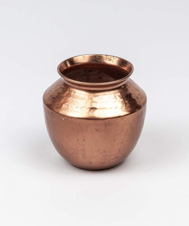 Mini Cachepô de Cobre - cod 007277 14cm x13cm