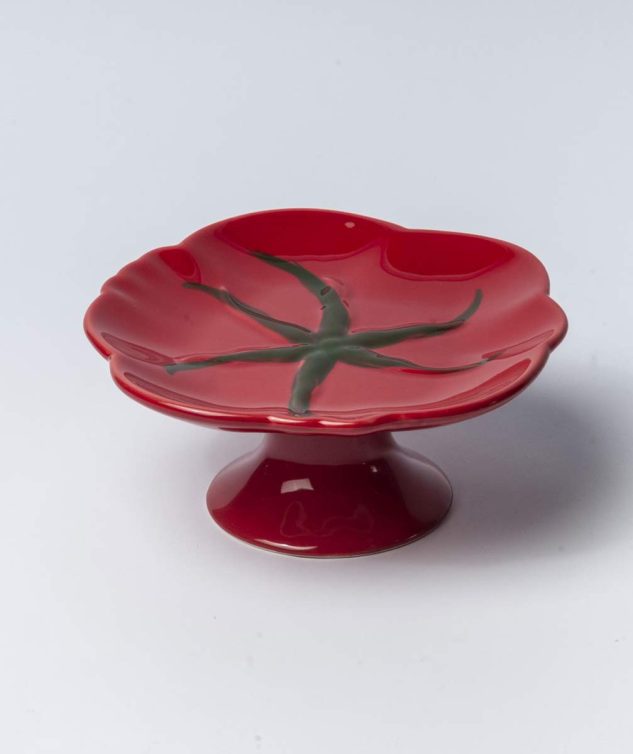Mini Prato de Bolo de Tomate cod 159259 19cm x 19cm x 9cm