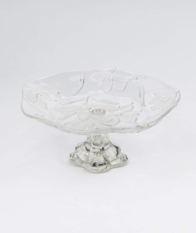 Mini Prato de Bolo de Vidro - cod 007605 - 20cm x10cm