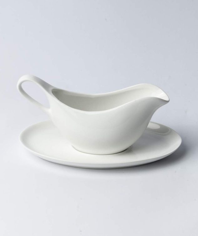 Molheira de Porcelana Branca com Alça cod 005708 22cm x14cm x10cm