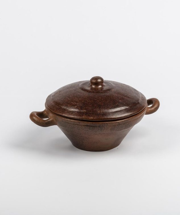 Panela Redonda M de Barro cod 159682 24cm x10cm