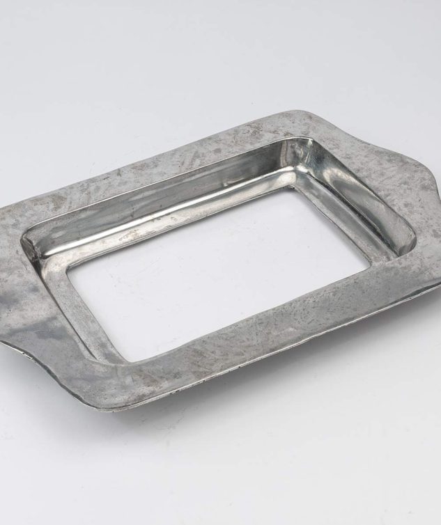 Porta Pirex de Aluminio com Borda Lisa - cod 005403 - 51cm x 34cm 5cm