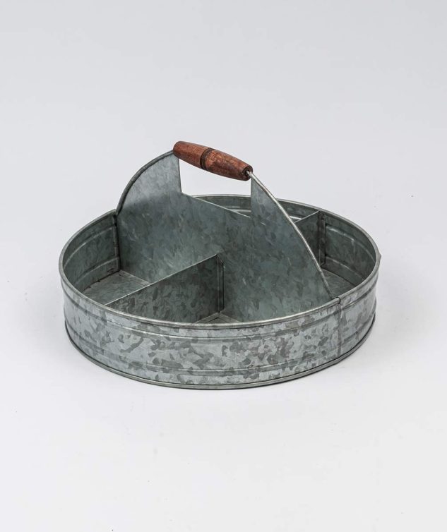 Porta Talher de Flandre com 4 Divisões - cod 008015 - 35cm x19cm