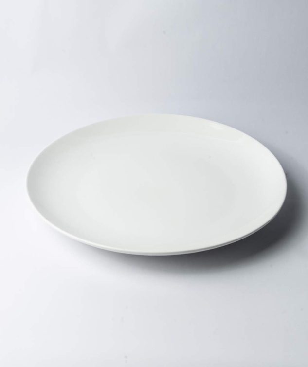 Prato Gigante de Porcelana Branca cod 004084 50cm x 5cm