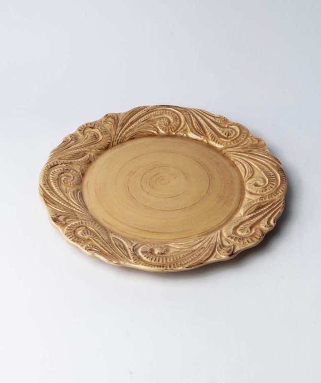 Prato Ravelo Mostarda G cod 000081 33cm x2cm