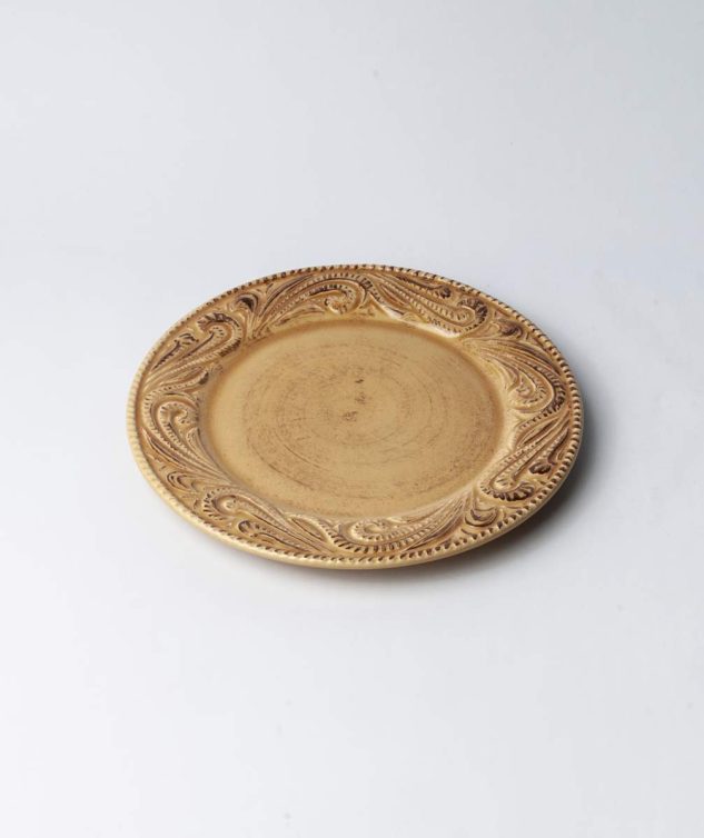 Prato Ravelo Mostarda M cod 007903 28cm x2cm