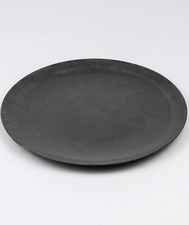 Prato Redondo Melamina Chumbo - cod 007706 - 40cm