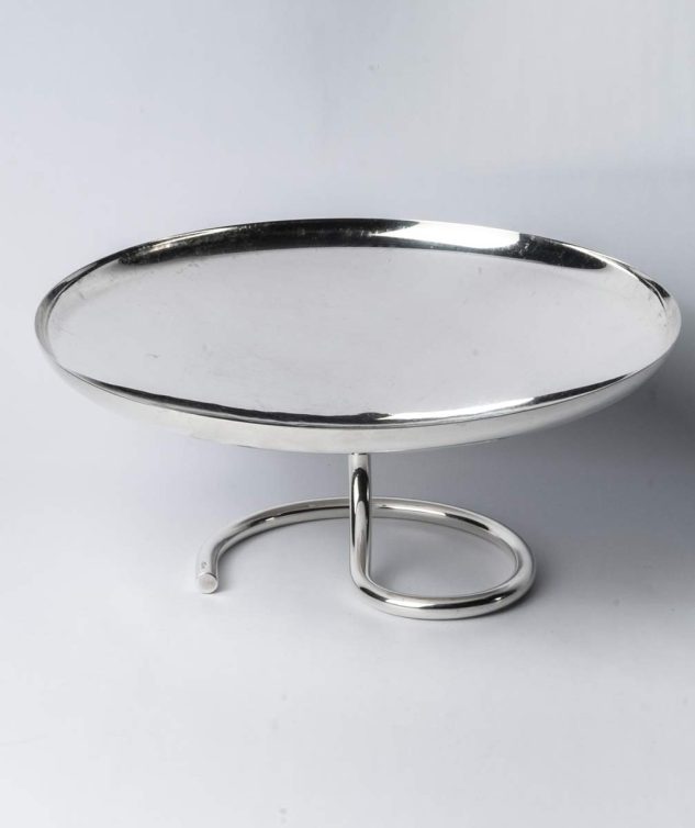 Prato de Bolo com Pé Torcido cod 004616 36cm x13cm