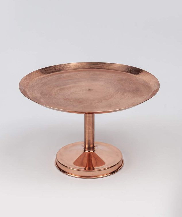Prato de Bolo de Cobre M cod 159627 29cm x18cm