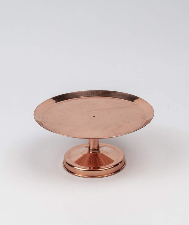 Prato de Bolo de Cobre P cod 159628 24cm x12cm