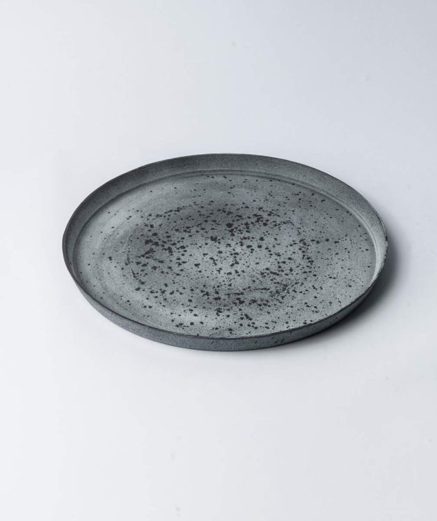 Prato de Melamina Concreto M cod 158978 28cm
