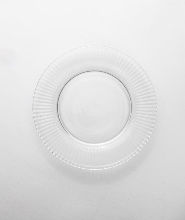 Prato de Sobremesa Cristal Renaissence cod 009244 22,5cm