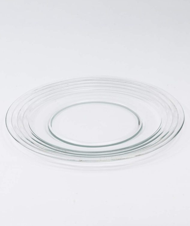 Prato de Vidro Para Arco - cod 004620 - 31cm