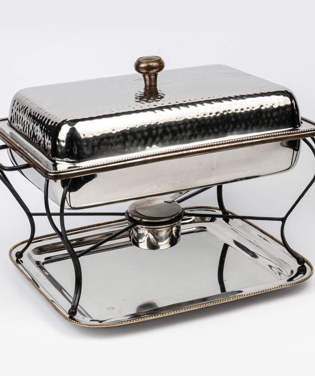Rechaud Inox Retangular G cOD 004126 6L
