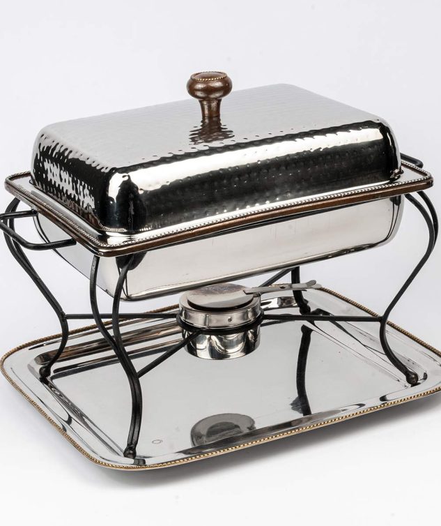 Rechaud Inox Retangular M cod 004125 4L