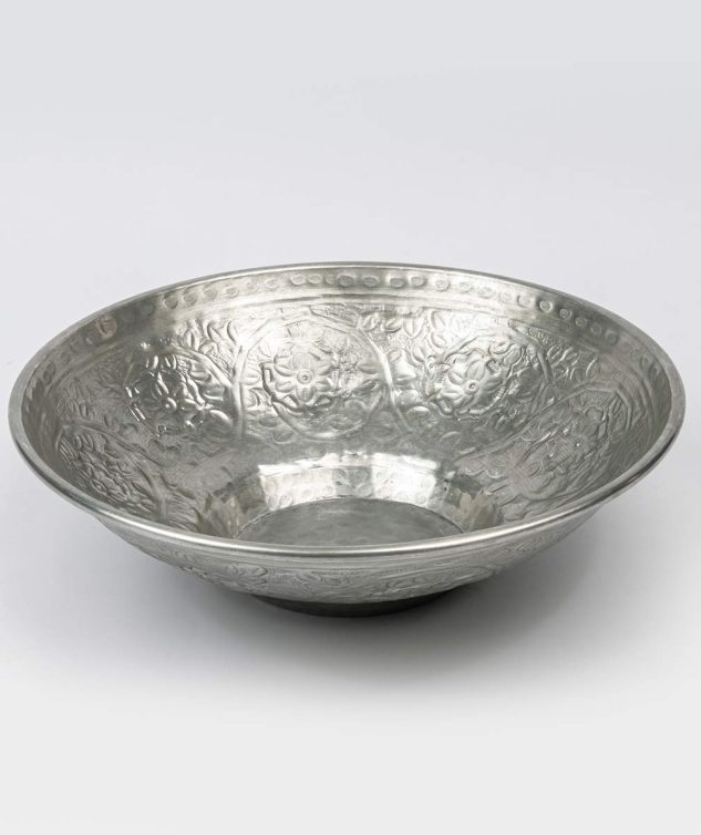 Saladeira Ásia Metal Trabalhado M - cod 007868 - 38cm x11cm