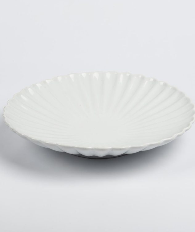 Saladeira Margarida de Porcelana Branca cod 007854 34cm x6cm