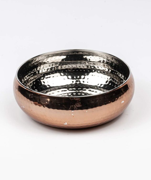 Saladeira Martelada de Cobre M - cod 007763 - 24cm x9cm