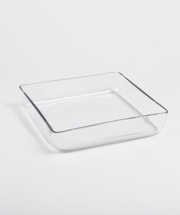 Saladeira Quadrada de Vidro cod 004657