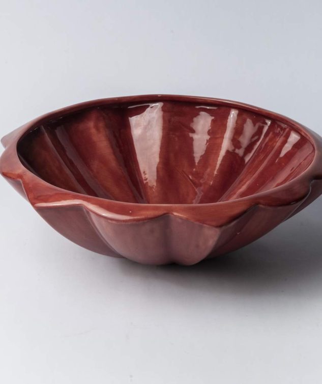 Saladeira Redonda Gema Goiaba cod 007979 30cm x9cm