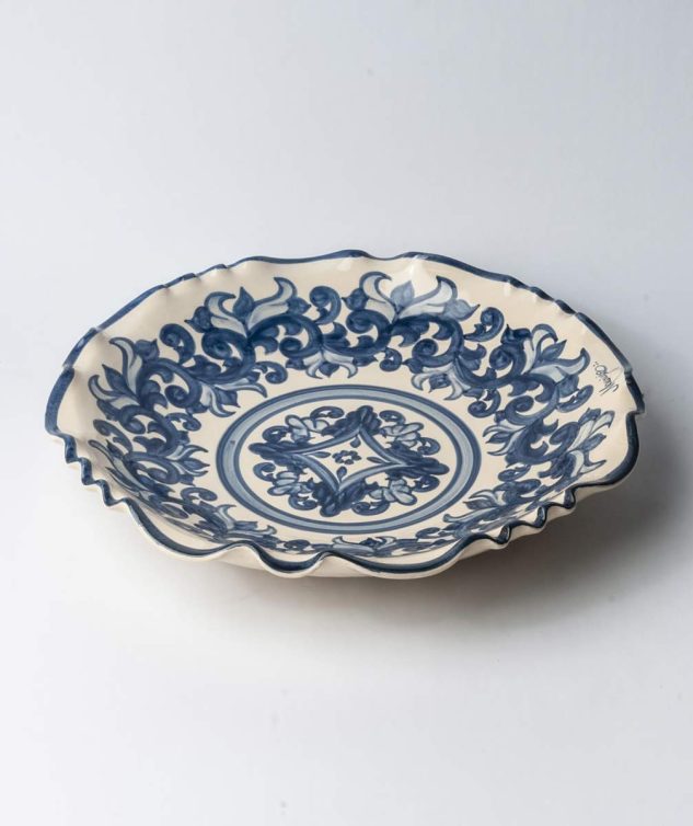 Saladeira Redonda Oleiro Rasa cod 005715 43cm x7cm