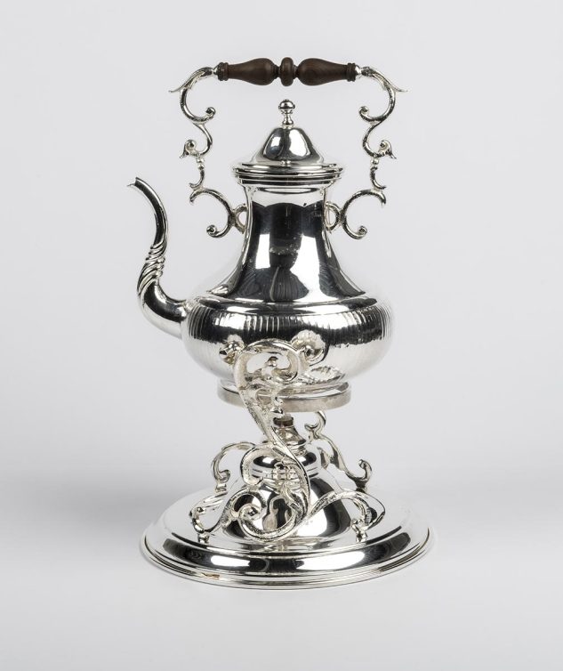 Samovar com Alça de Madeira M - cod 005489