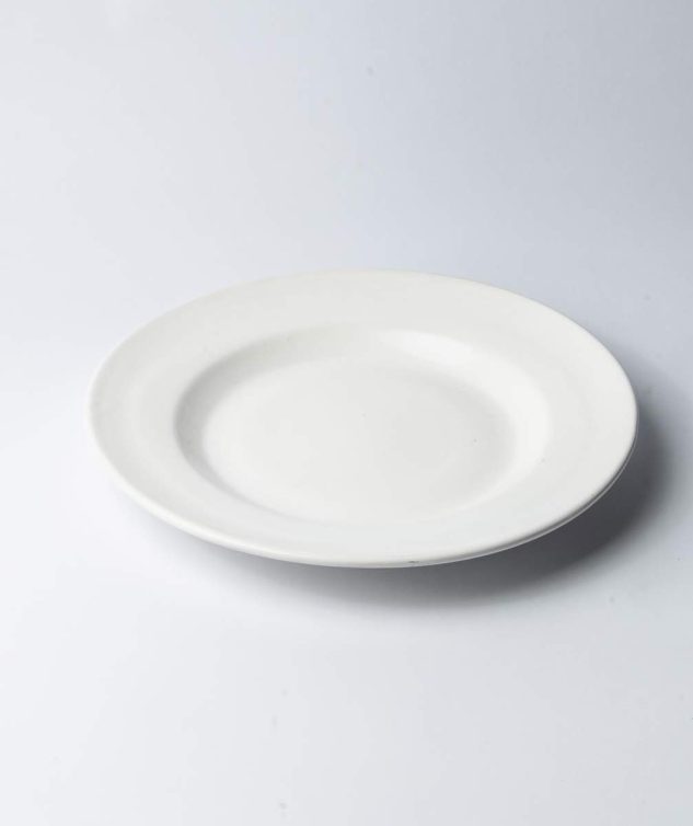 Sousplat Liso de Porcelana Branca cod 004393 39cm x4cm